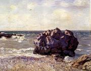 Alfred Sisley Langland Bay,Storr s Rock-Morning oil on canvas